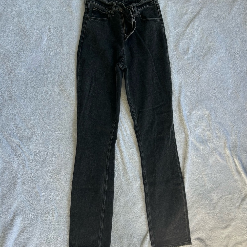 Abercrombie & Fitch 90’s Women’s Slim Straight Leg Jeans - Black